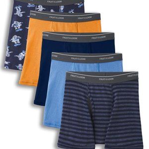 Fruit of the Loom Boys' Cool Zone Boxer Briefs, 4-Pack